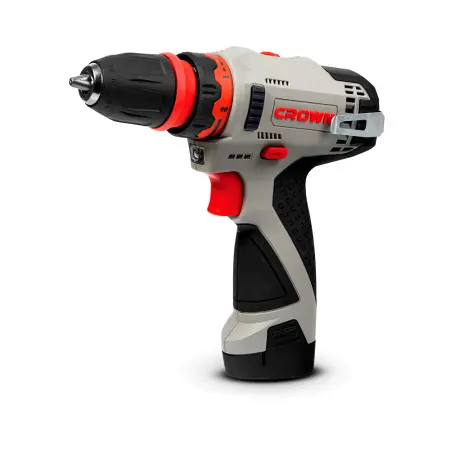 Аккумуляторный шуруповерт CROWN CT21072HQX-2 BMC 12В Li-ion 2х2,0Ач 380/1250об/мин