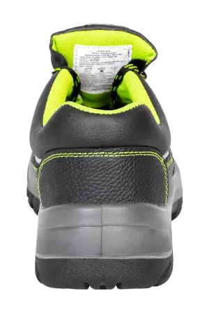 Полуботинки СПЕЦ ПУ/ПУ (черный/салатовый)