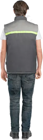 Жилет ВЬЮГА зимний (т.серый/серый)