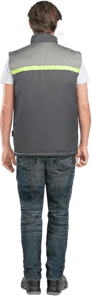 Жилет ВЬЮГА зимний (т.серый/серый)