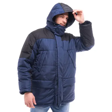 Куртка СИТИ зимняя (т.синий/чёрный)