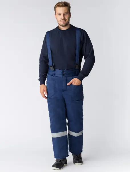 Костюм Т-УЛЬТРА-1 СОП зимний с БР (т.синий/васильковый)