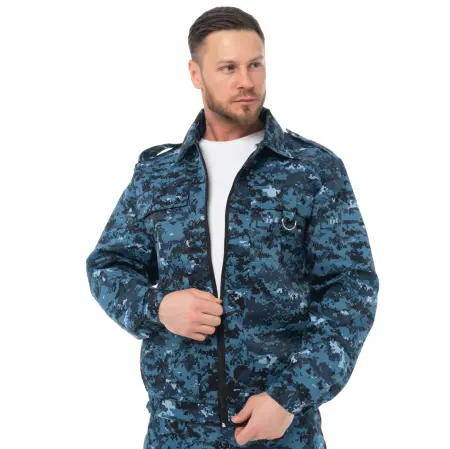 Костюм ОХРАННИК с БР (кмф цифра серый)