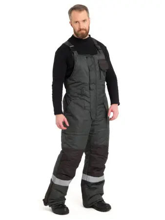Костюм НОРДМЕН зимний с СОП с ПК (серый/чёрный)