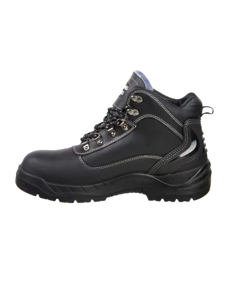 Ботинки STRONG NITRO нат. мех с КП и КС (черный/серый)