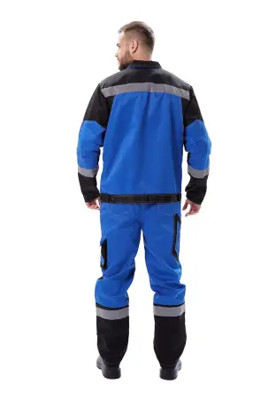 Костюм ВОЛГАРЬ с БР (василек/черный)