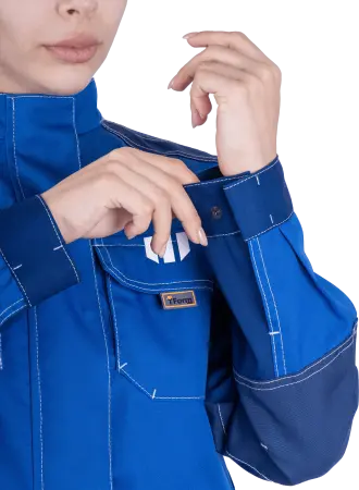 Куртка ЭДВАНС ИМПОРТ женская (василек/синий)