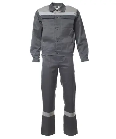 Костюм ОПТИМАЛ СОП с ПК (т.серый/серый)