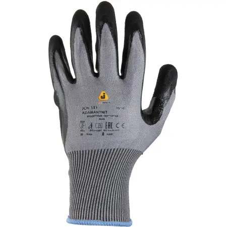 Перчатки JETA SAFETY JCN-151 AdamantNit антипорезные с нитриловым покрытием