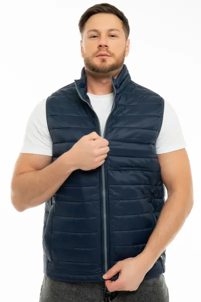Жилет J-01 зимний (синий)