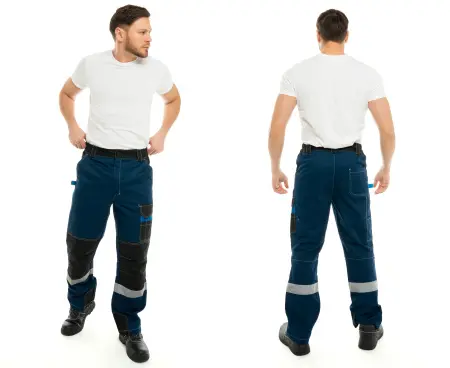 Костюм ФОРМУЛА КОТТОН ФБ1 с БР (т.синий/чёрный/василёк)