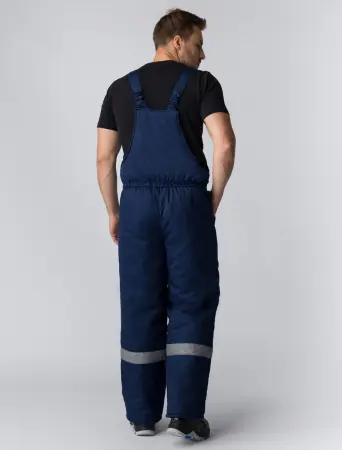 Костюм БАРРИК-2 СОП зимний с ПК (т.синий/васильковый)