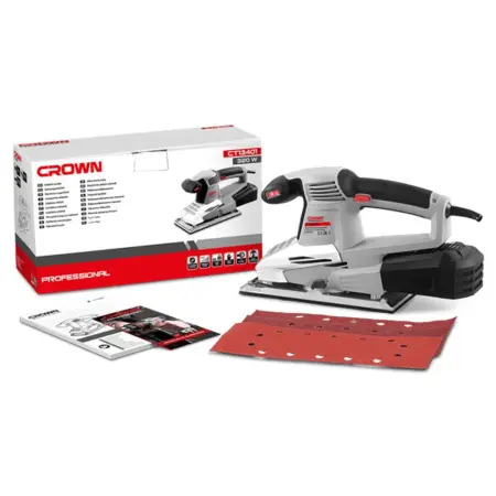 Плоскошлифовальная машина CROWN CT13401 320Вт 12000об/мин