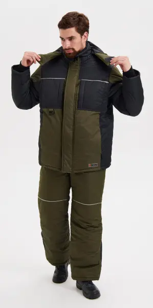 Костюм ДРИМ зимний с БР (хаки/черный)