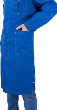 Халат ТУРБО SAFETY (василек/синий)