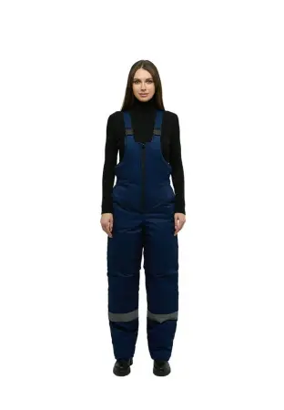 Костюм СЕВЕРНАЯ ШИРОТА женский зимний с ПК (синий/васильковый)