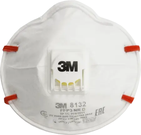 Респиратор 3M™ 8132, FFP3, с клапаном выдоха