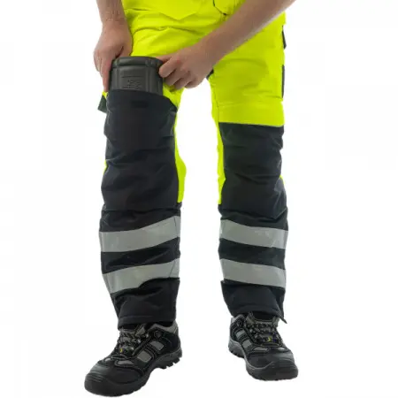 Полукомбинезон BRODEKS KW 406 зимний (желтый/черный)