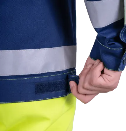 Костюм РЕФЛЕКТ-1 сигнальный с ПК (желтый/синий)