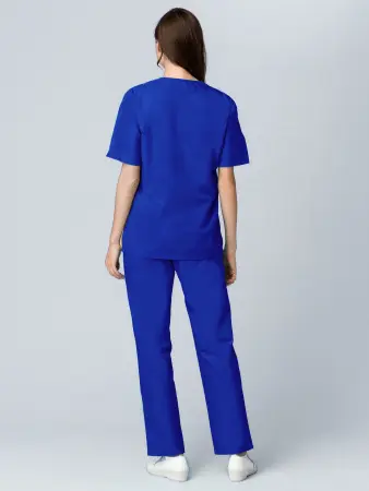 Костюм хирурга с БР (васильковый) мужские медицинские