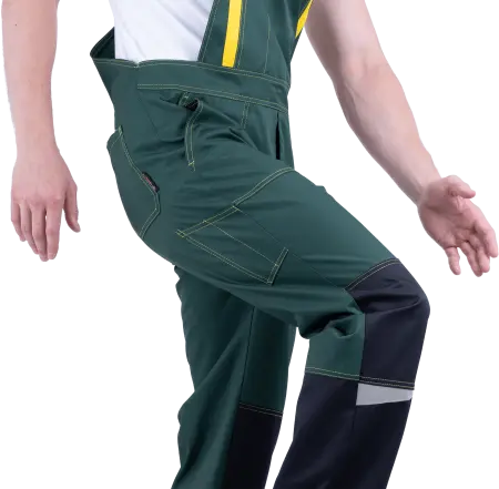 Костюм КМ-10 ЛЮКС с ПК (зеленый/желтый)