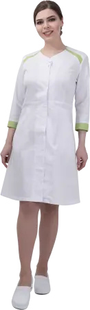 Халат МИРАЖ (белый) женские медицинские
