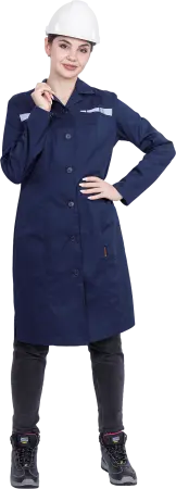 Халат ОПЕРАТОР женский (т.синий)
