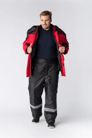 Куртка ЕВРОПА СН зимняя (красный/черный)