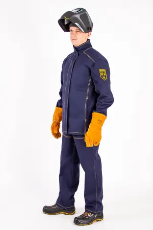 Костюм сварщика ВОЛАТ-У с БР 1 класс (синий)