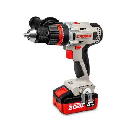 Аккумуляторный шуруповерт BL CROWN CT21090HMX-4 BMC 20В B3+ 2х4.0Ач 500/2000об/мин