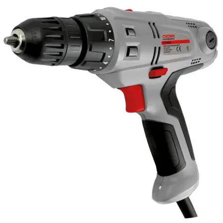 Шуруповерт сетевой CROWN CT10113 280Вт 0-350/0-1400об/мин БЗП 0,8-10мм 0,8-22Нм