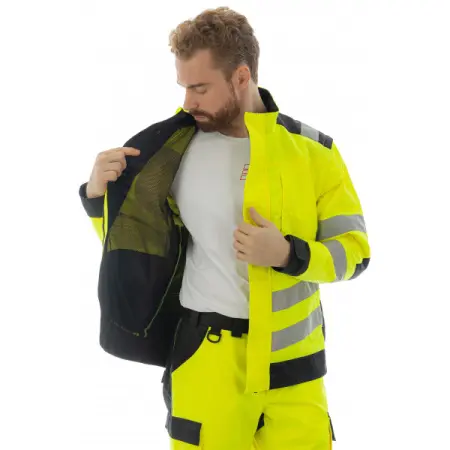 Куртка BRODEKS KS 225 сигнальная (желтый/черный)