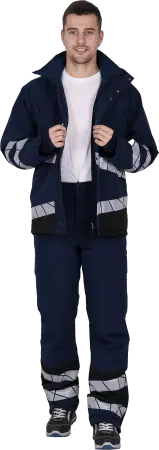 Брюки ACTIVE зимние (синий/черный) Брюки ACTIVE зимние (синий/черный)