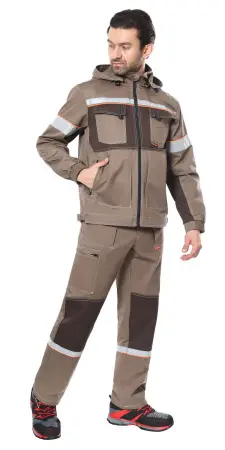 Костюм СИРИУС-РОДОС с ПК (св.коричневый/т.коричневым) Костюм СИРИУС-РОДОС с ПК (св.коричневый/т.коричневым)