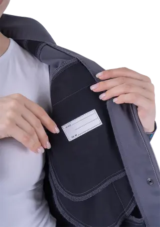 Куртка ТУРБО SAFETY женская (серый/т.серый)