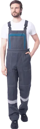 Костюм РАЦИОНАЛИЗАТОР с ПК (серый/бирюзовый)