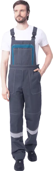 Костюм РАЦИОНАЛИЗАТОР с ПК (серый/бирюзовый)