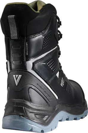 Ботинки VERT ПУ/ТПУ высокий берец кожаные с КП и КС (черный)