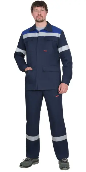 Костюм СИРИУС-СУРГУТ-РОСС с ПК (синий/васильковый)