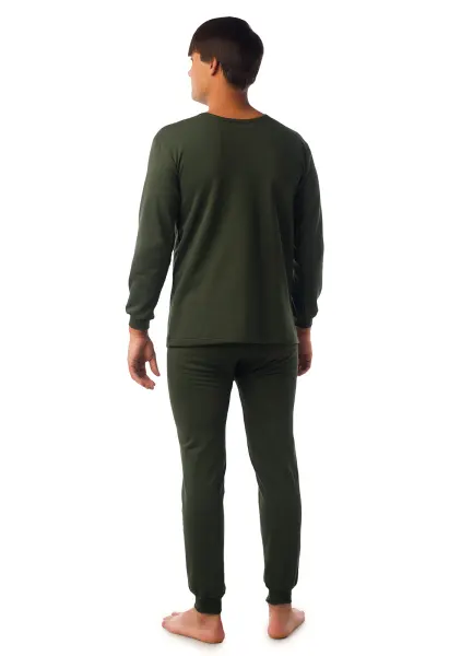 Белье нательное зимнее 100 ХБ (оливковый)
