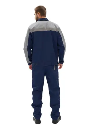 Костюм ОПТИМАЛЬНЫЙ с БР (т.синий/серый)