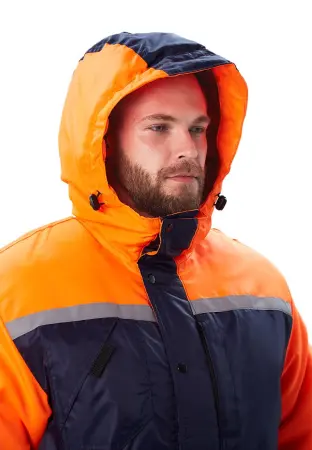 Костюм СТИМ зимний с ПК (т.синий/оранжевый)