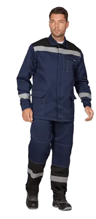 Костюм ПРОФЕССИОНАЛ с БР (т.синий/черный)