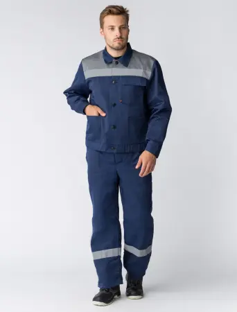 Костюм Т-2 СОП с ПК (т.синий/василек)