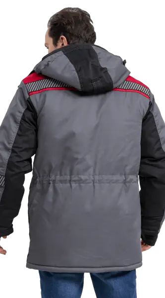 Куртка RONTA KR585 зимняя с СОП (т.серый/красный/черный) Куртка RONTA KR585 зимняя с СОП (т.серый/красный/черный)