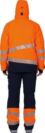 Куртка ACTIVE зимняя (оранжевый/синий)