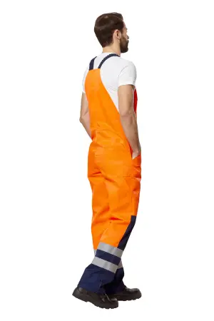 Костюм сигнальный с ПК (оранжевый/т.синий)
