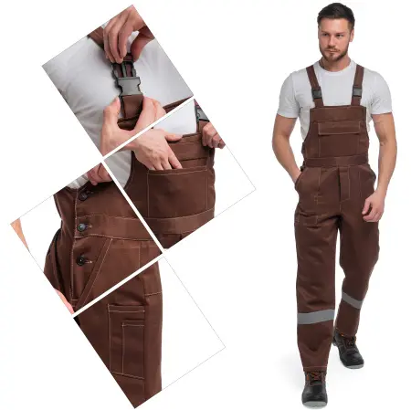 Костюм ОПТИМАЛ СОП с ПК (коричневый/бежевый)