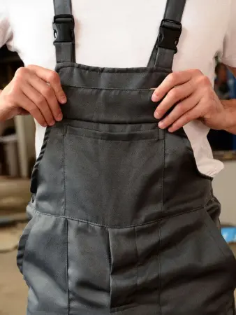 Костюм ТЕХНИК-2 СОП с ПК (серый/красный)