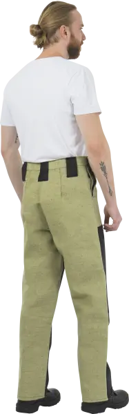 Костюм сварщика комб. 2 кл.защиты с БР (хаки/черный)